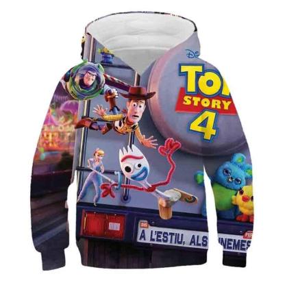 Cartoon Printed Casual Hoodie-Diaper Reusable