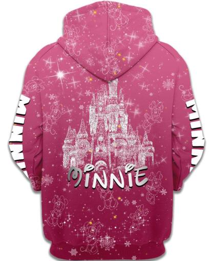 Children Minnie Mouse Hoodie With Comfort And Cartoon Charm-Diaper Reusable