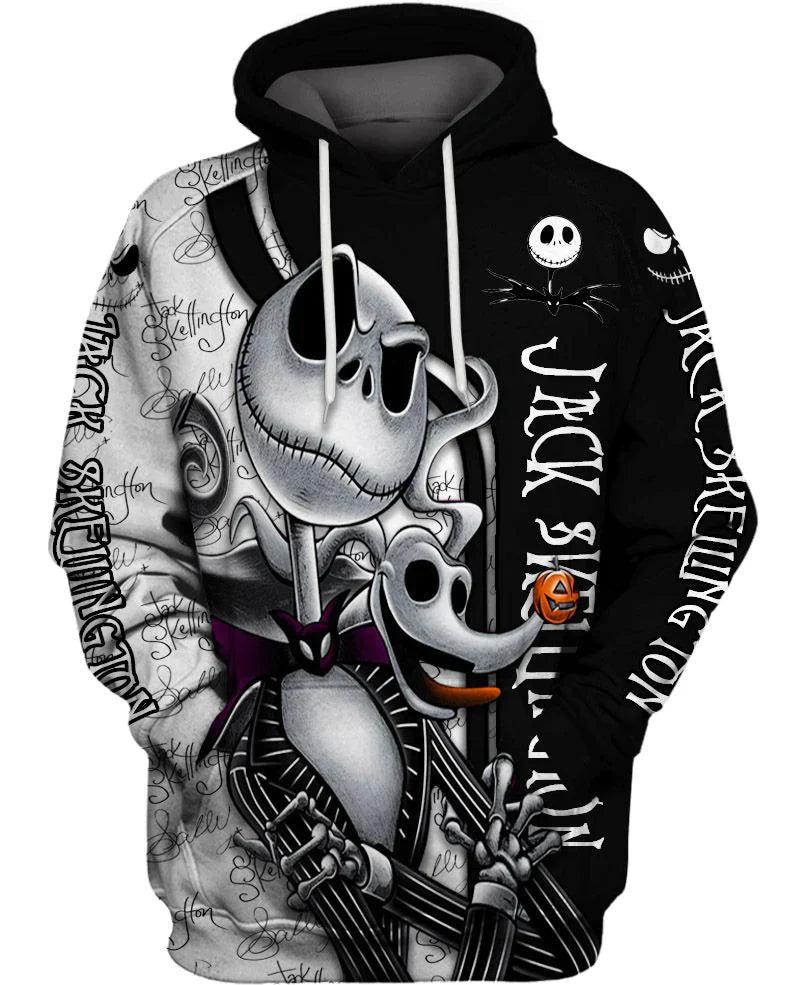 Children Jack Skellington Theme Hoodie With Everyday Comfort-Diaper Reusable
