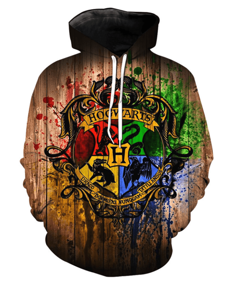 Children Harry Potter Hogwarts 3D Printed Sport Casual Hoodie-Diaper Reusable