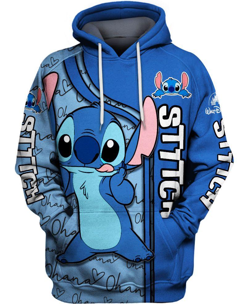 Children Lilo And Stitch Hoodie For Everyday Casual Outfits-Diaper Reusable