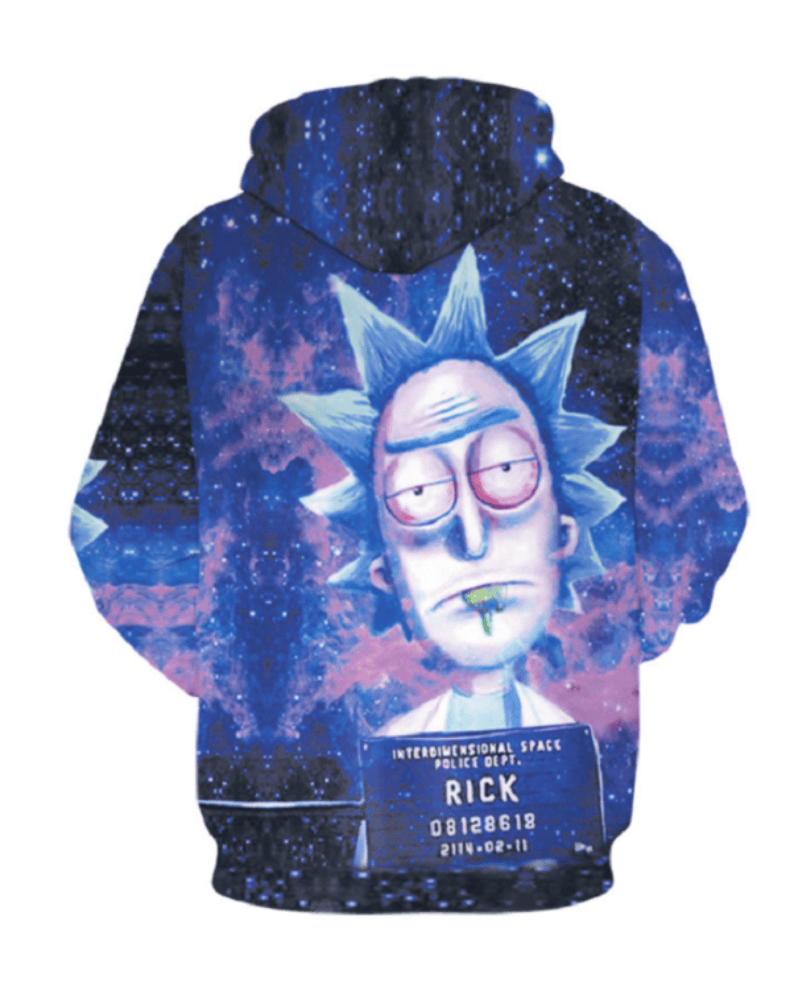 Children Rick And Morty Pullover Hoodie-Diaper Reusable
