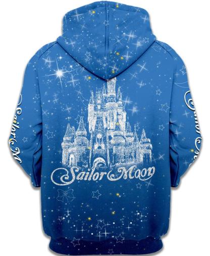 Stylish Themed Children Sailor Moon Hoodie For Everyday Wear-Diaper Reusable
