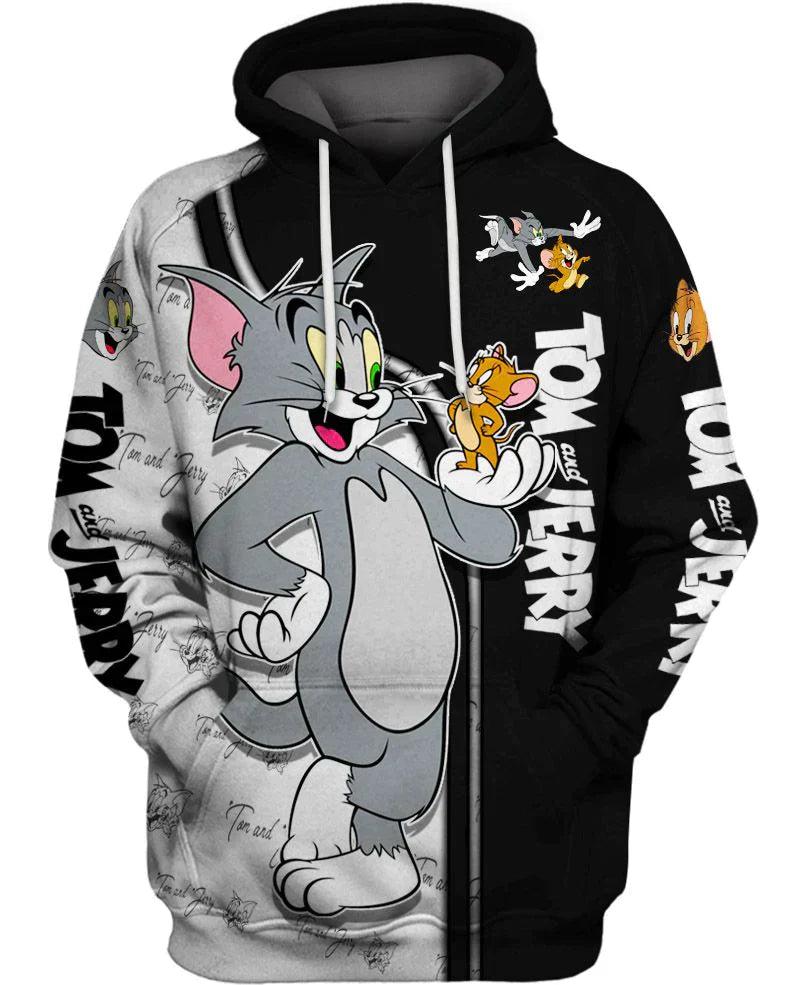 Children Tom And Jerry Hoodie-Diaper Reusable