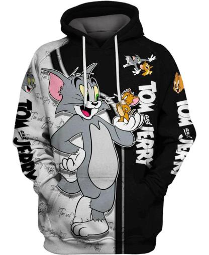 Children Tom And Jerry Hoodie-Diaper Reusable
