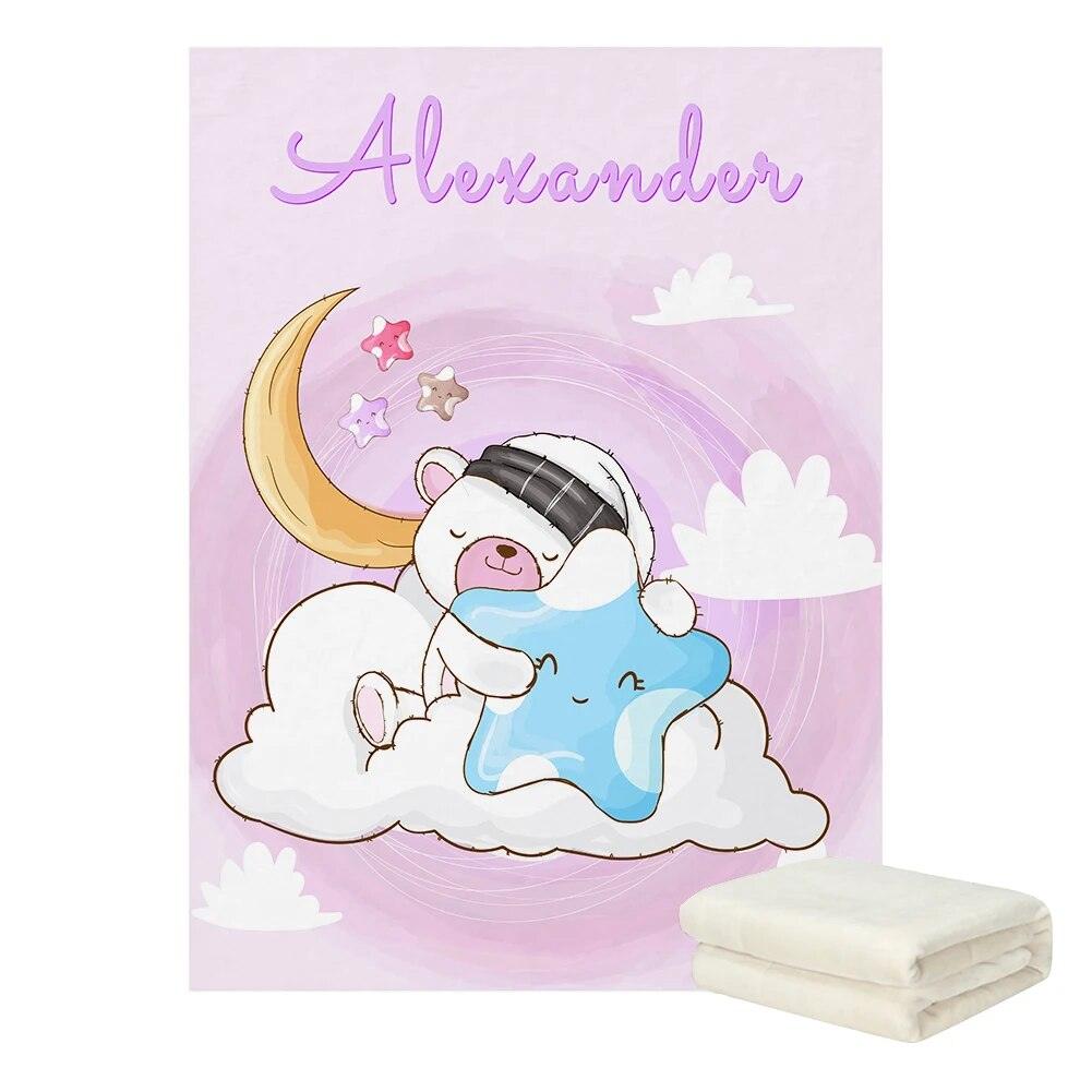 Cloud Nap Bear Blanket-Diaper Reusable