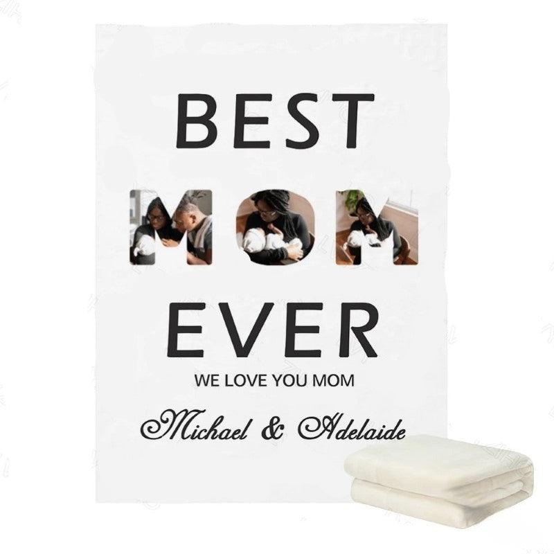 Custom Photo Collage Blanket-Diaper Reusable