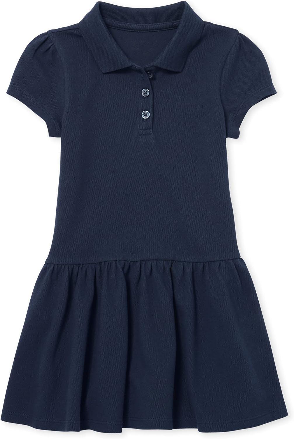 Polo Style Cotton Dress-Diaper Reusable
