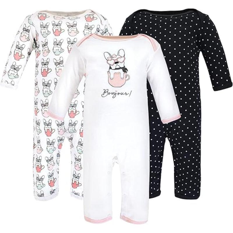 Plaid And Apple Print Baby Onesies-Diaper Reusable