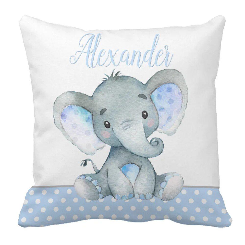 Personalized Elephant Bedding Set-Diaper Reusable