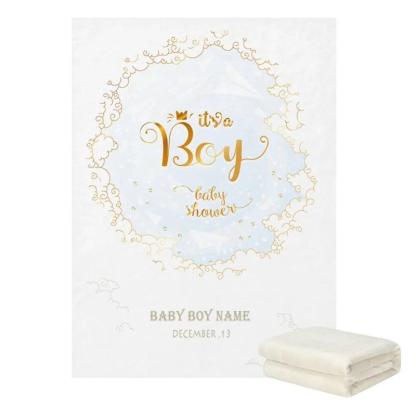 Elegant Golden Accents Blanket-Diaper Reusable