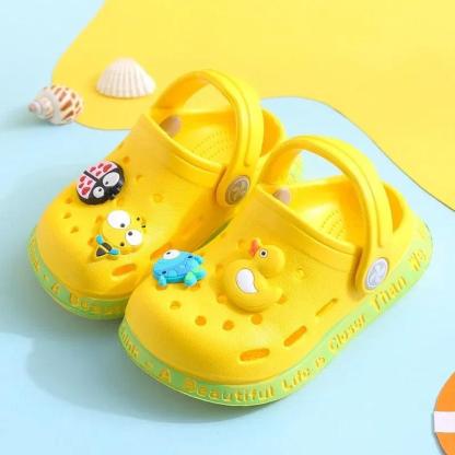 Cartoon Clogs for Kids – DIY EVA Foam Charm Sandals-Diaper Reusable