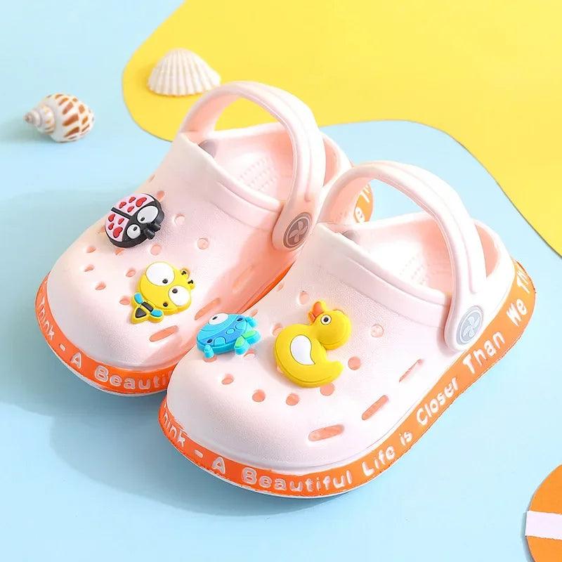 Cartoon Clogs for Kids – DIY EVA Foam Charm Sandals-Diaper Reusable