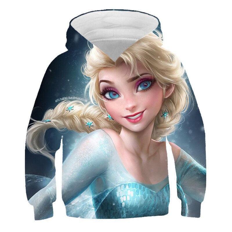 Frozen Anna And Elsa Disney Autumn Hoodie-Diaper Reusable
