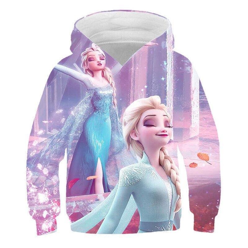 Frozen Anna And Elsa Disney Autumn Hoodie-Diaper Reusable