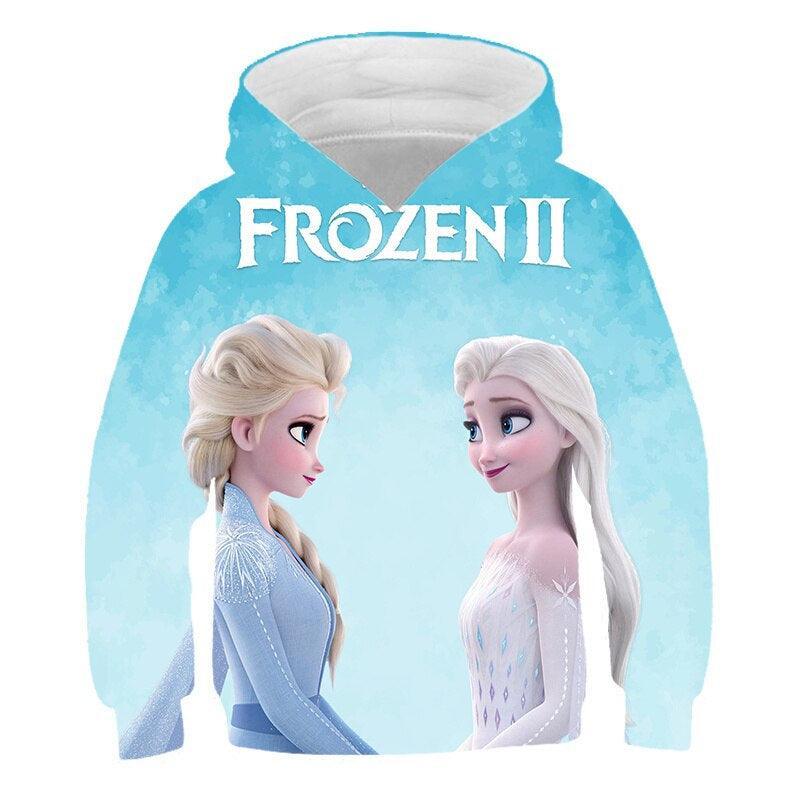 Frozen Anna And Elsa Disney Autumn Hoodie-Diaper Reusable