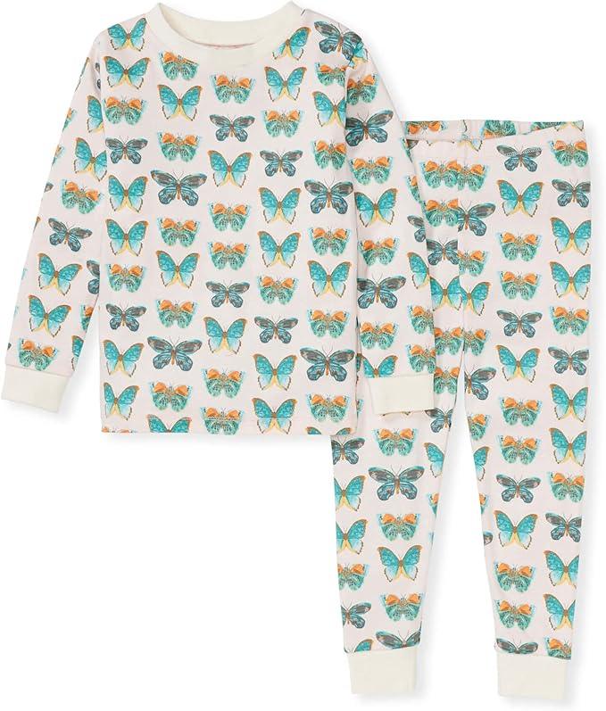 Fruit And Butterfly Pattern Pajamas Set-Diaper Reusable