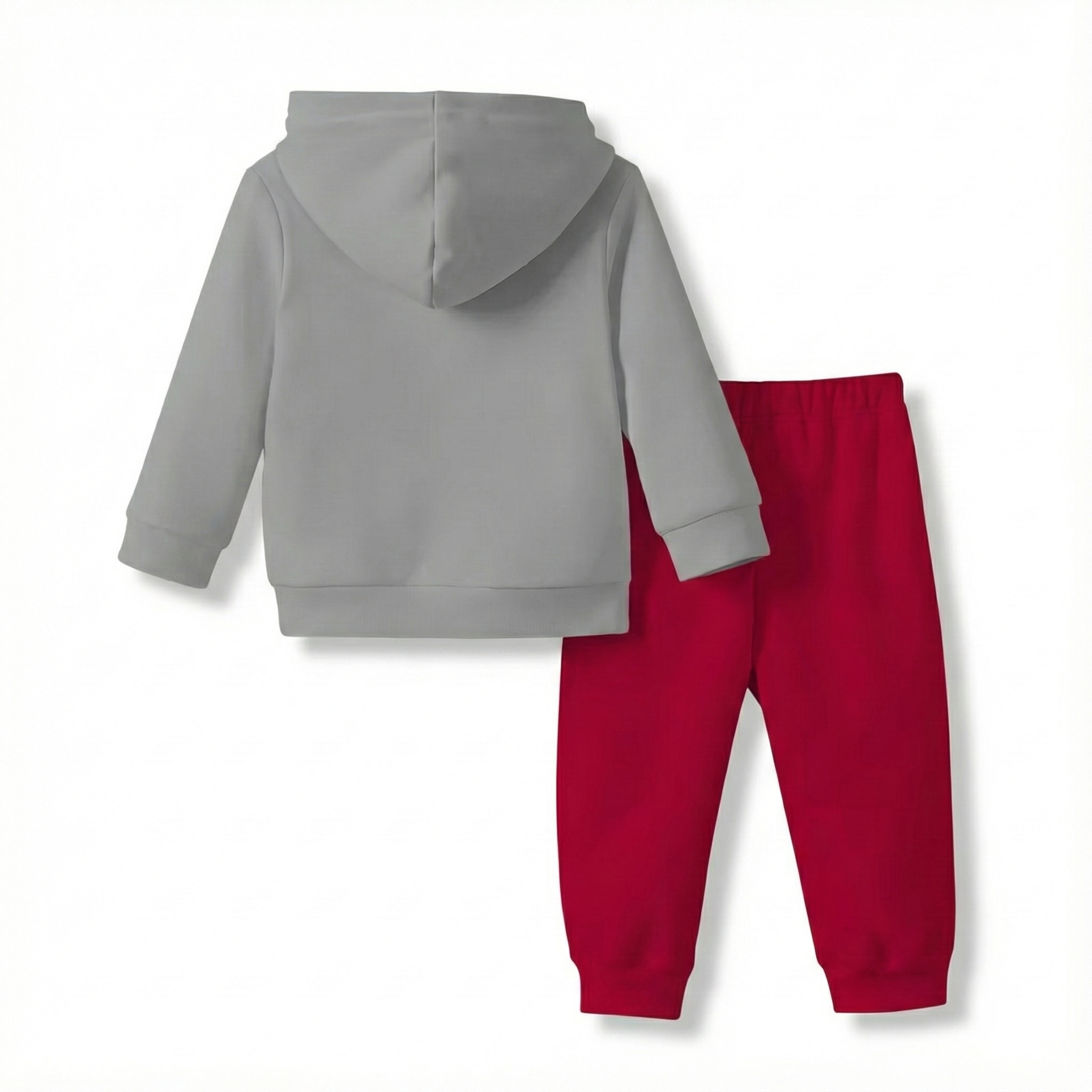 Dinosaur Cartoon Print Outfit Set For Spring And Autumn For Baby