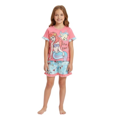 Mermaid Character Kids Pajama Sleepwear Set