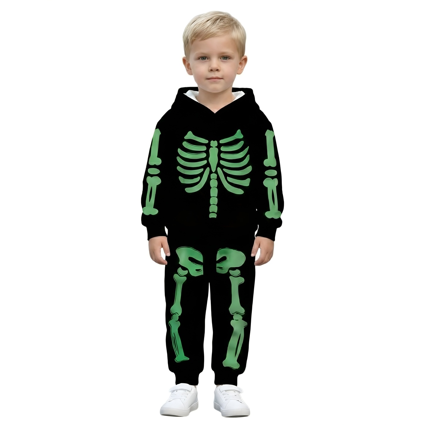 Halloween Series Hooded Sweatshirt Set For Baby