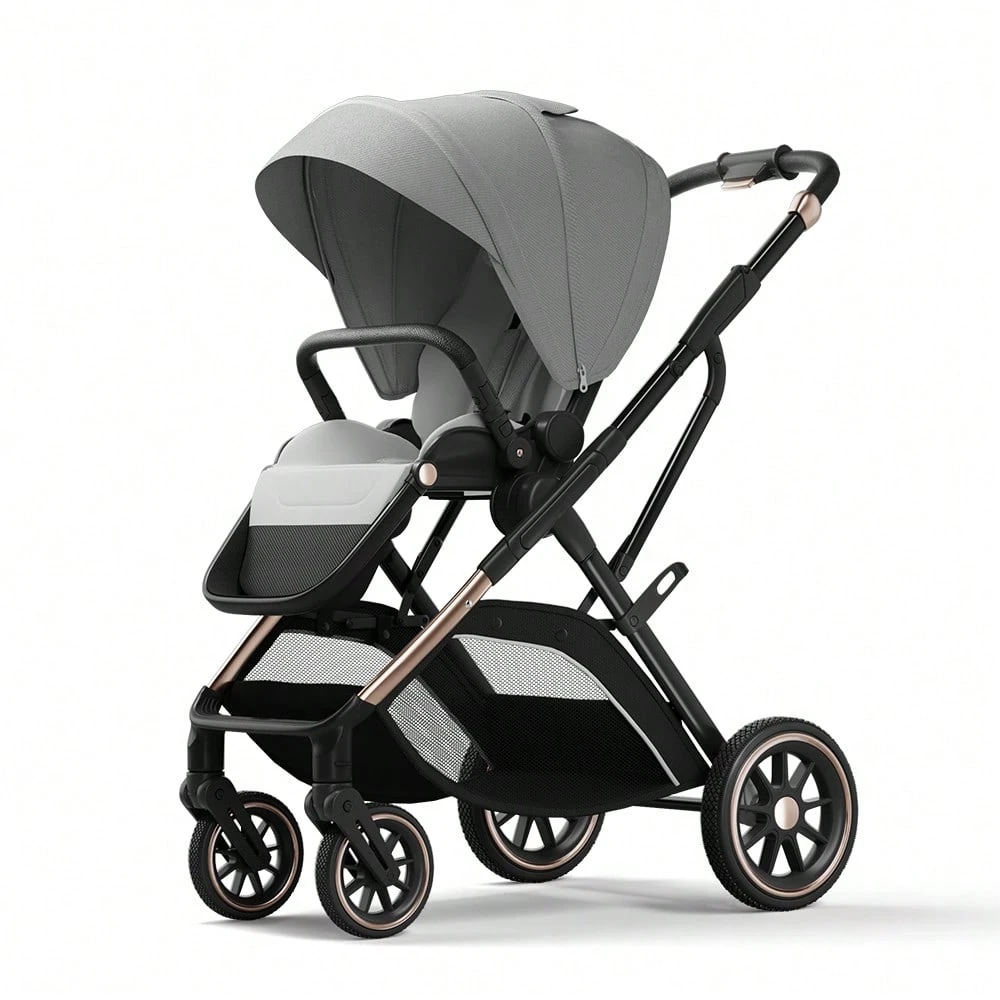 High Landscape Convertible Newborn Pushchair Stroller
