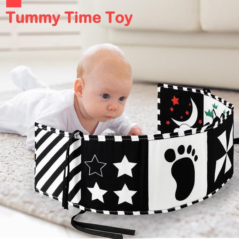 High Contrast Newborn Toys For Sensory Play-Diaper Reusable