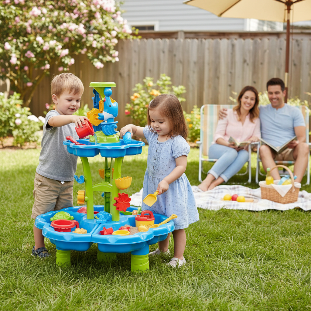 Kids Flower Water Table For Toddlers