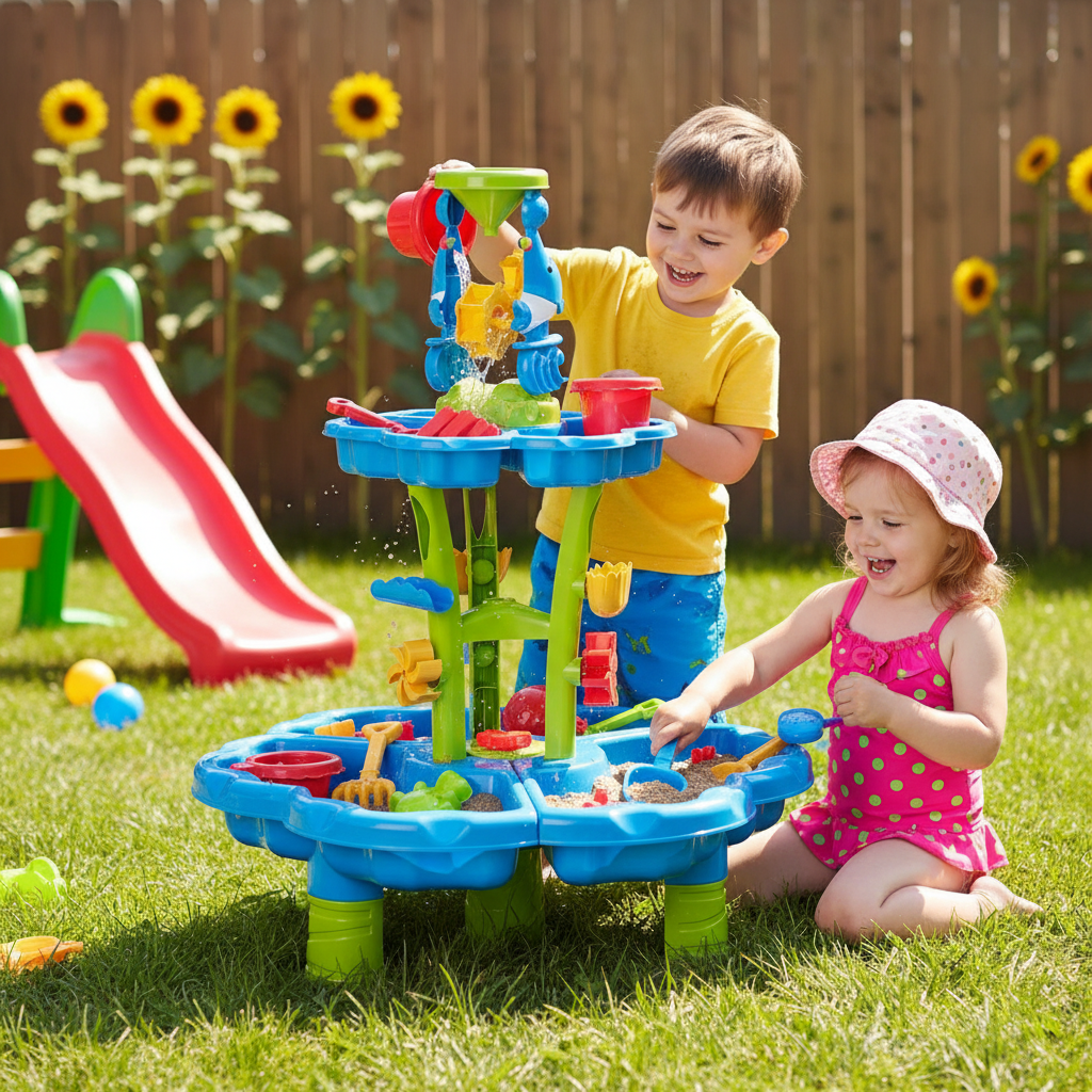 Kids Flower Water Table For Toddlers