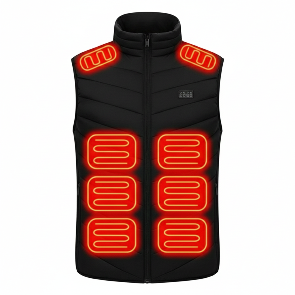 Multi Zone Heated Thermal Vest For Men