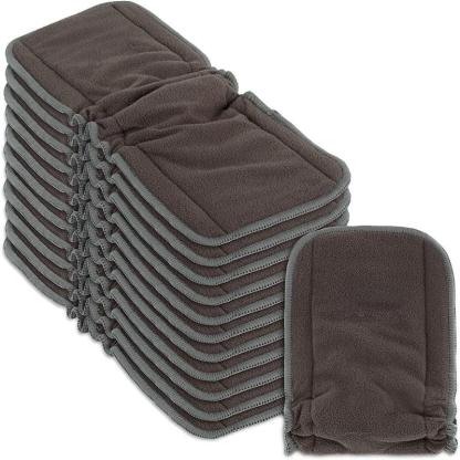 Charcoal Bamboo Diaper Inserts-Diaper Reusable