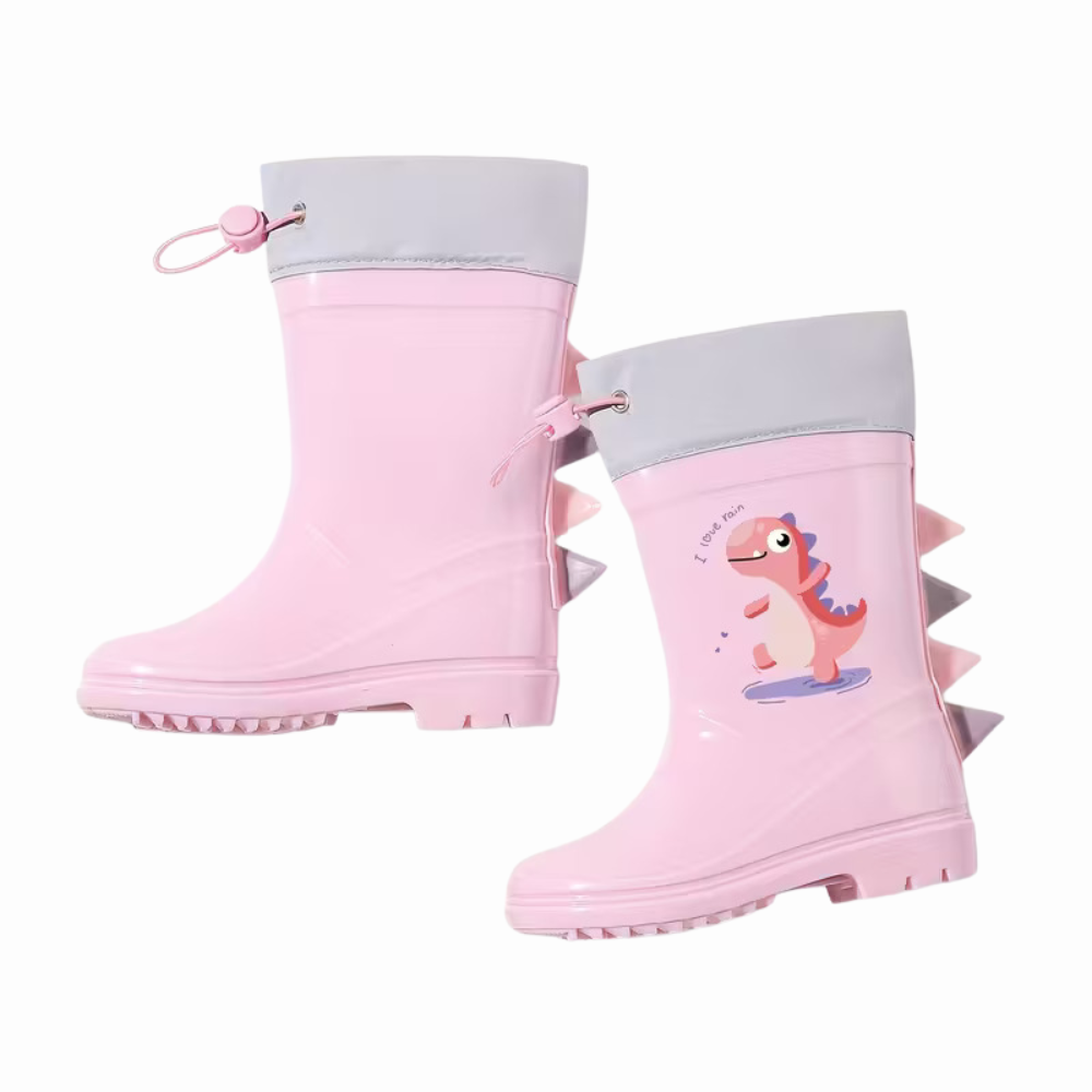 [Copy]Dinosaur Theme Rain Boots With Spiky Design And Anti Slip Sole