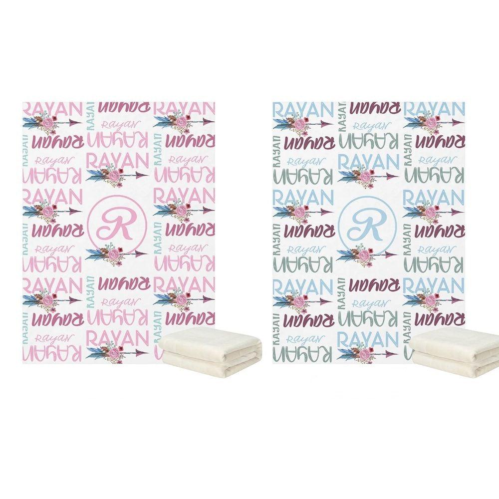 Personalized Newborn Gift Blanket-Diaper Reusable