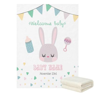 Personalized Animal Illustration Blanket-Diaper Reusable