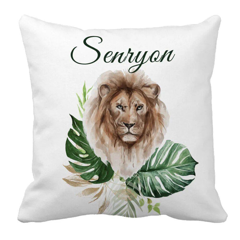 Personalized Jungle Leaves Bedding-Diaper Reusable