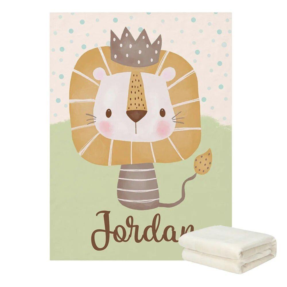 Personalized Lion Bedding Set-Diaper Reusable