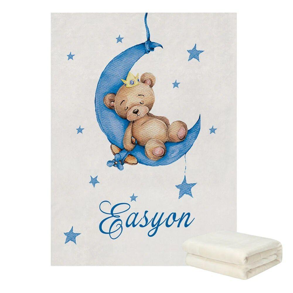 Custom Custom Sleeping Bear Crib Bedding-Diaper Reusable