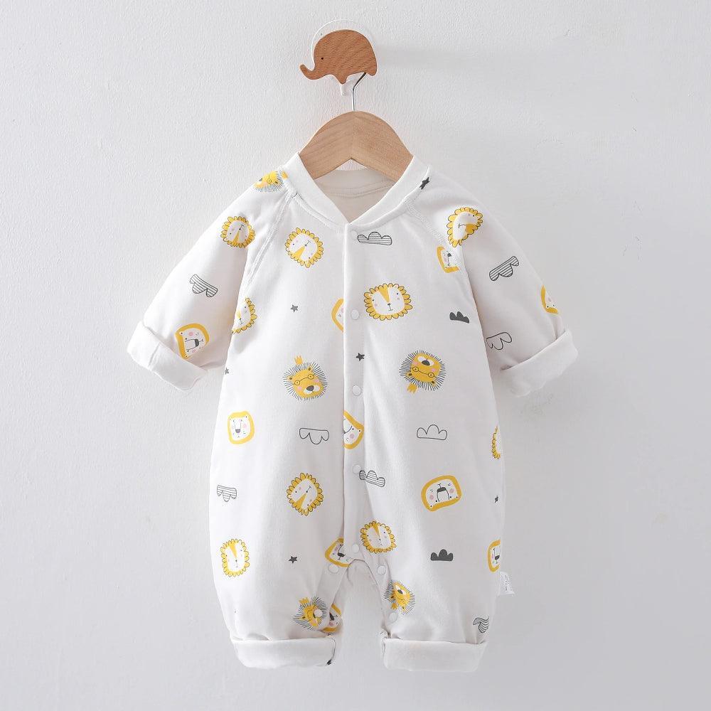 Printed Cotton Jumpsuit Romper-Diaper Reusable