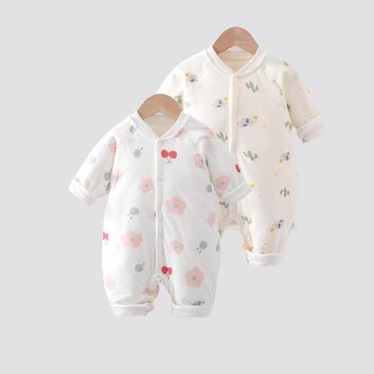 Printed Cotton Jumpsuit Romper-Diaper Reusable