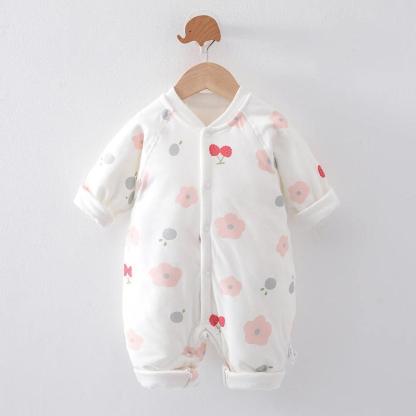 Printed Cotton Jumpsuit Romper-Diaper Reusable