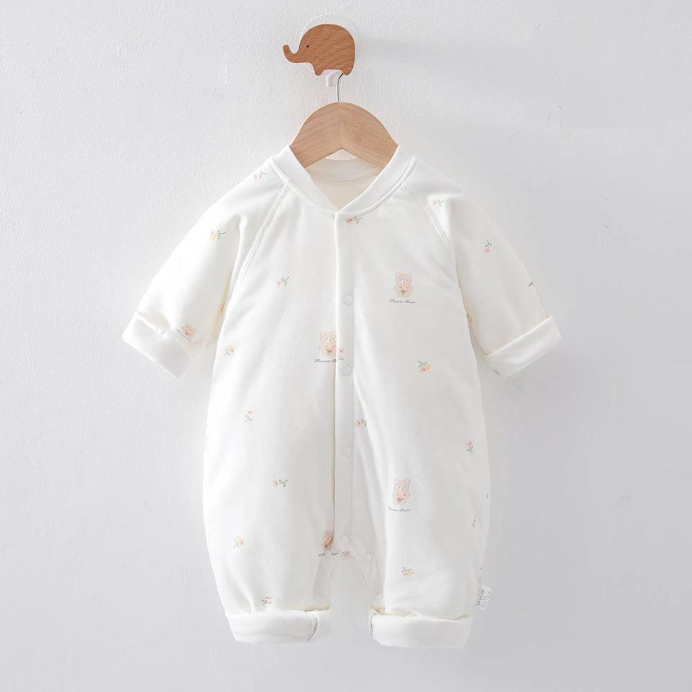 Printed Cotton Jumpsuit Romper-Diaper Reusable