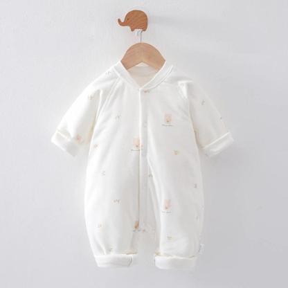 Printed Cotton Jumpsuit Romper-Diaper Reusable