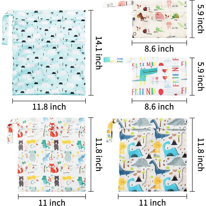 Waterproof Printed Diaper Bags-Diaper Reusable