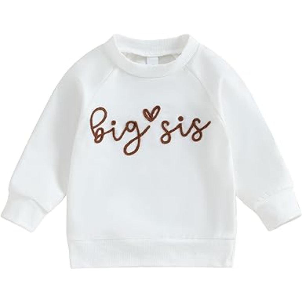 Big Sis Sweatshirt Outfit-Diaper Reusable