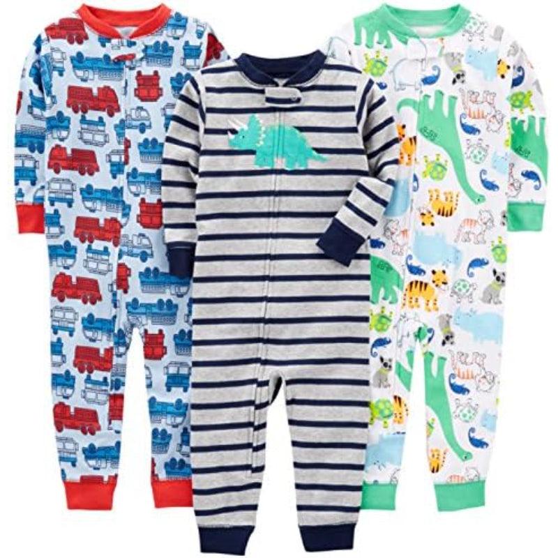 Baby Playful Patterns Pajamas-Diaper Reusable