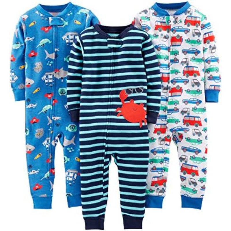 Baby Playful Patterns Pajamas-Diaper Reusable