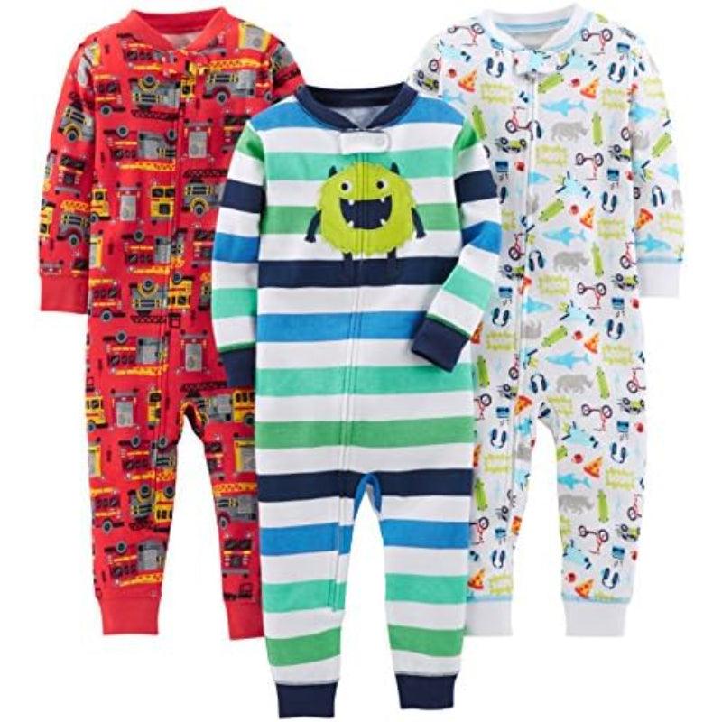 Baby Playful Patterns Pajamas-Diaper Reusable