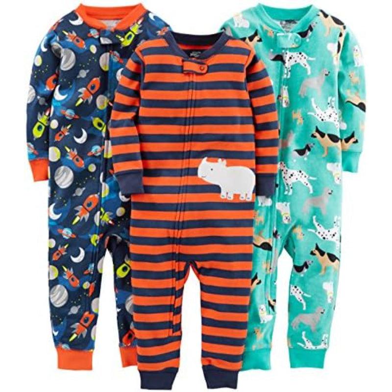 Baby Playful Patterns Pajamas-Diaper Reusable