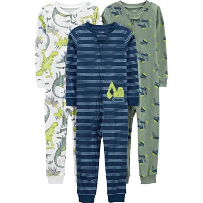Baby Playful Patterns Pajamas-Diaper Reusable