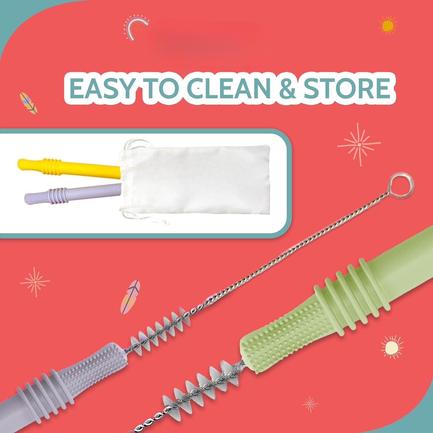 Super Soft Teethers Sticks  For Growing Smiles-Diaper Reusable