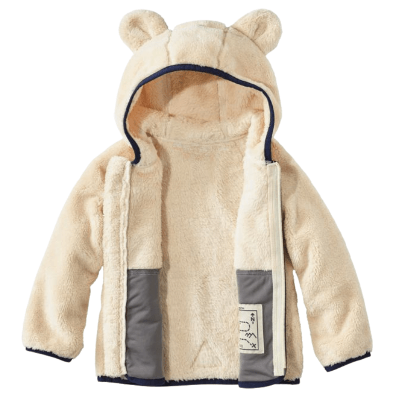 Teddy Themed Fleece Jacket-Diaper Reusable